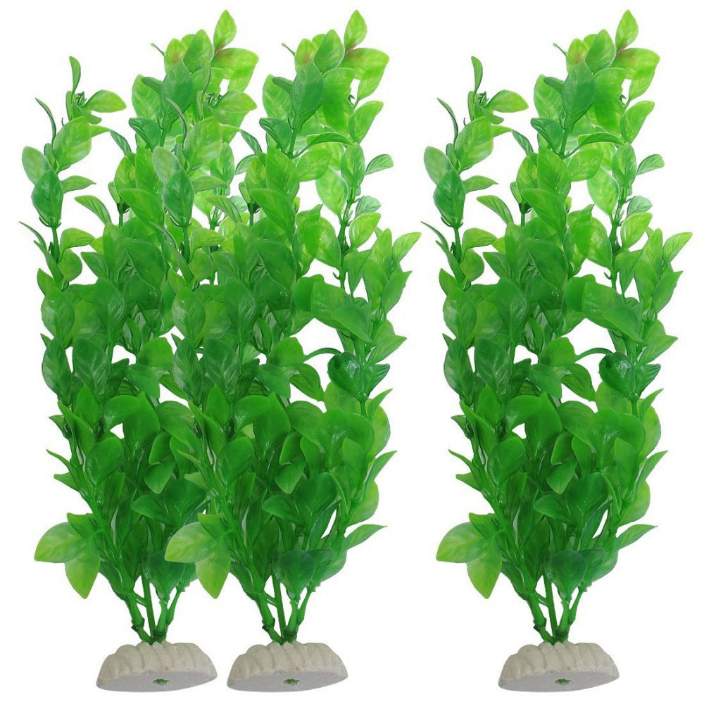 Aquarium Plants Live - 3pcs Artificial Grass Aquarium Ornament Plants