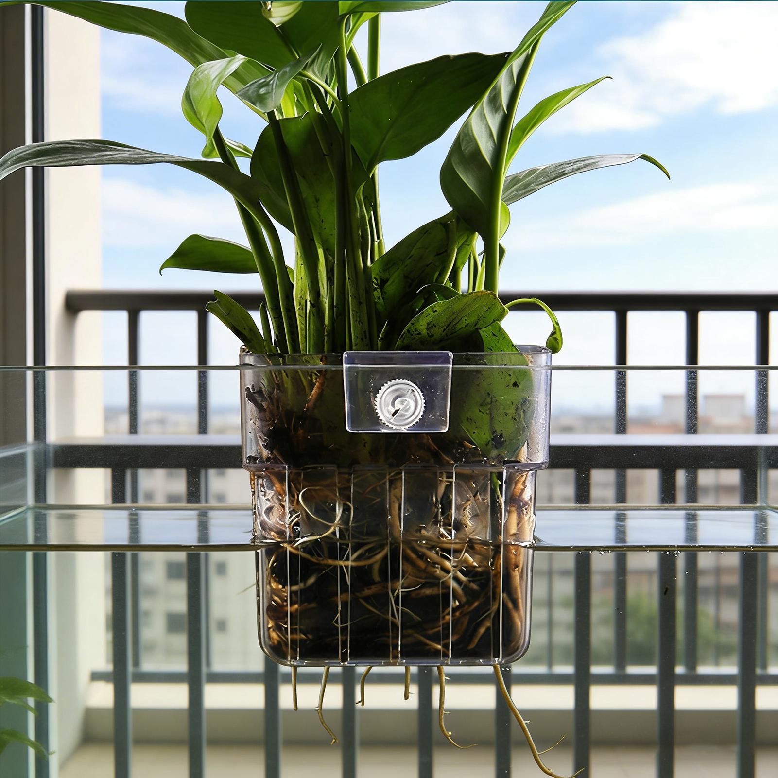 Transparent Hangable Aquarium  - Plant Aquarium Pot ulasan dan harga