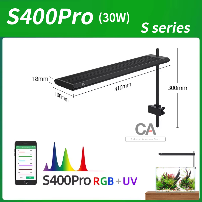 WEEK AQUA S Series RGB+UV Full - Live Plant Aquarium ulasan dan harga