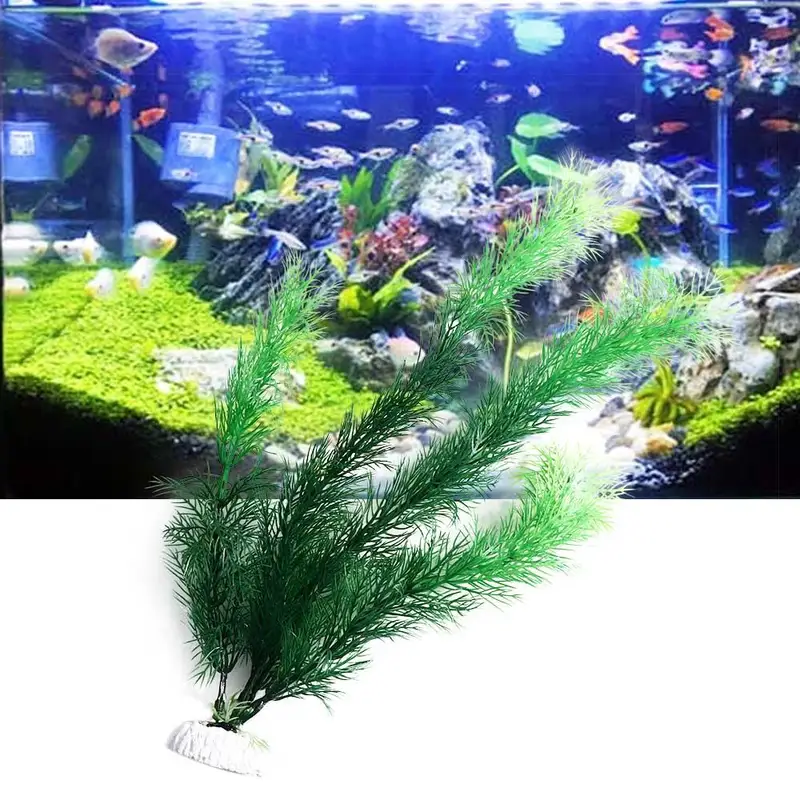 Artificial Aquarium Decor Plan - Aquarium Plant Substrate ulasan dan harga