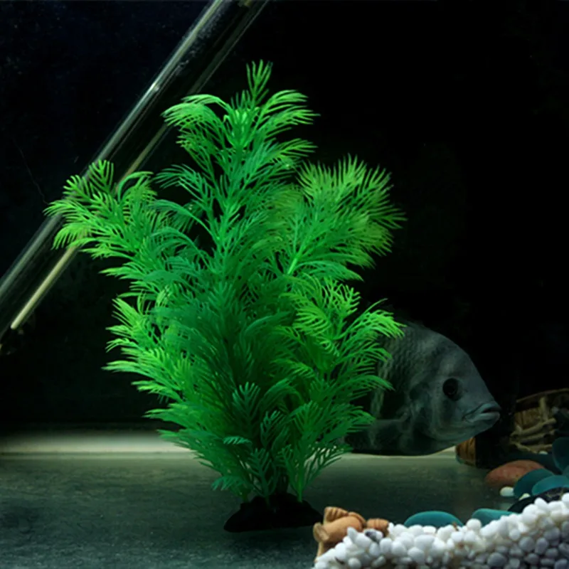 Artificial Aquarium Decor Plan - Aquarium Plant Substrate ulasan dan harga