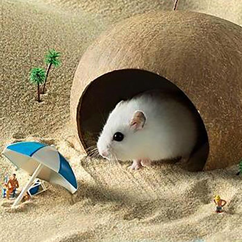 Coconut Hut Decor for Aquarium - Aquarium Driftwood ulasan dan harga