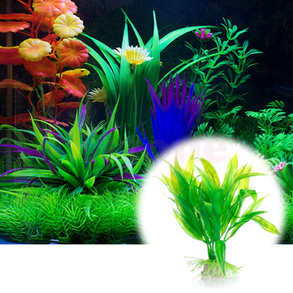 15cm Artificial Aquarium Decor - Live Plant Aquarium ulasan dan harga