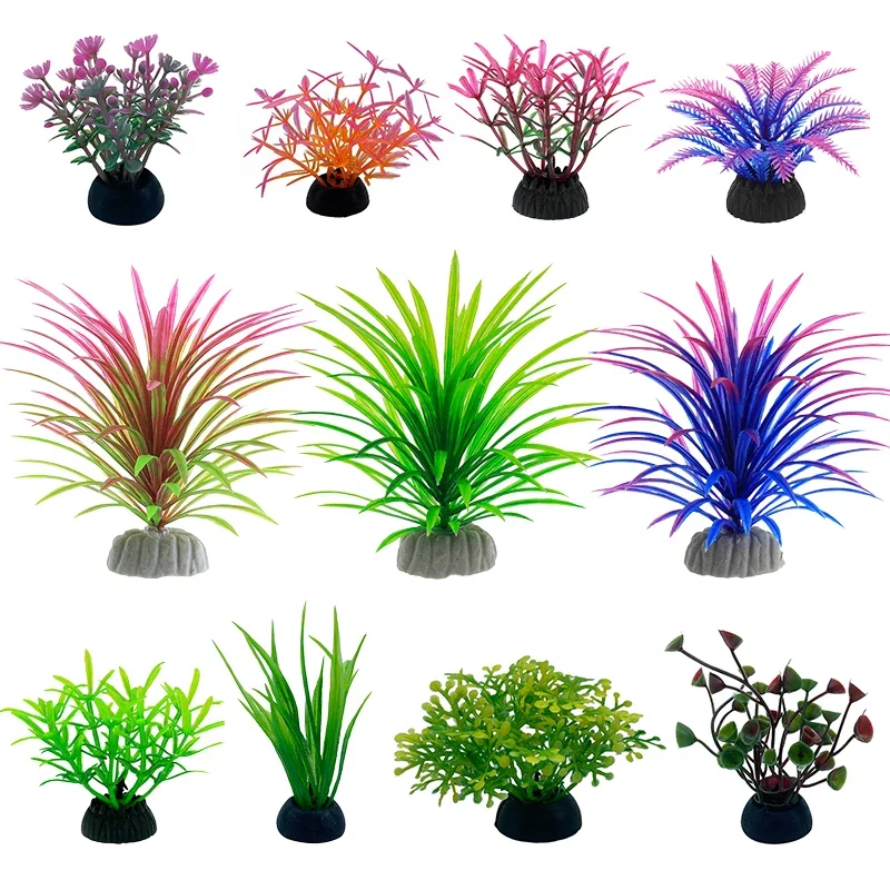 PVC Aquarium Decorative Simula - Live Plant Aquarium ulasan dan harga