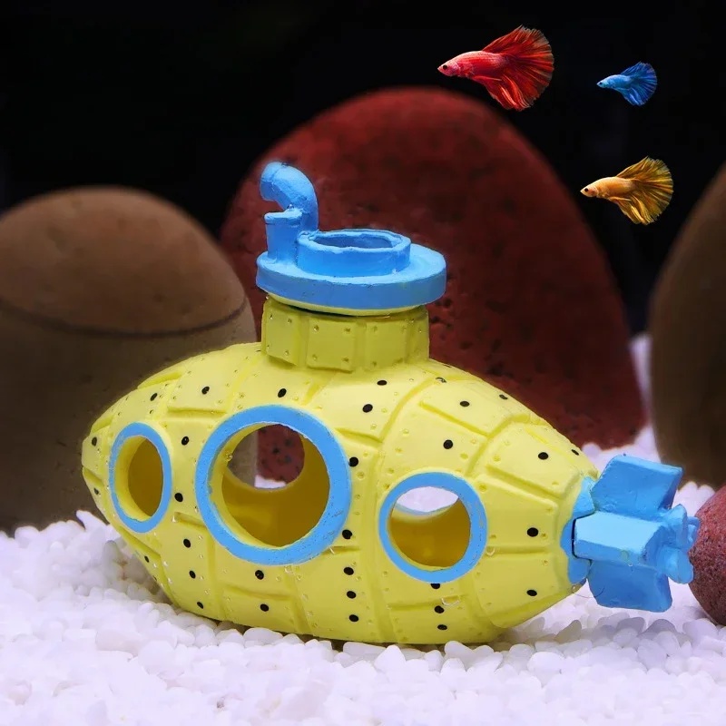 Resin Submarine Ornaments Aqua - Aquarium Plants Live ulasan dan harga