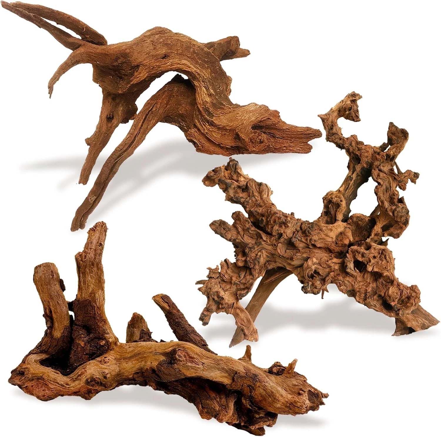 15-20CM 1Pc Natural Driftwood  - Aquarium Plant Substrate ulasan dan harga