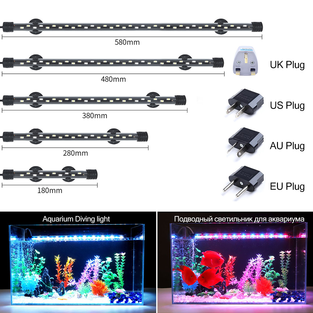 90-260V Aquarium Light LED Wat - Aquarium Plant Substrate ulasan dan harga