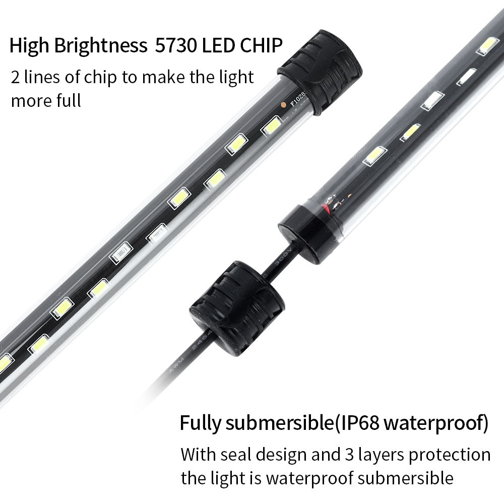 90-260V Aquarium Light LED Wat - Aquarium Plant Substrate ulasan dan harga