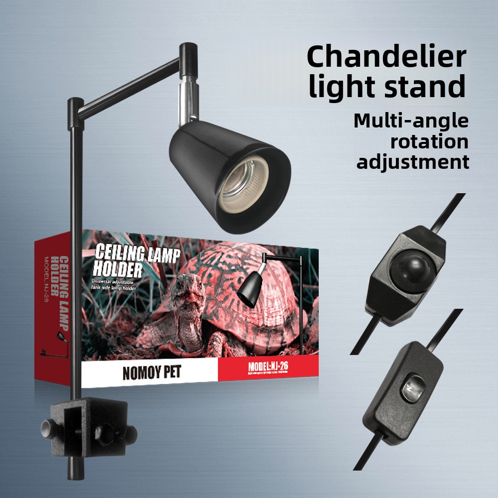 NOMOY Reptile Lamp Stand with  - Aquarium Plant Holder ulasan dan harga