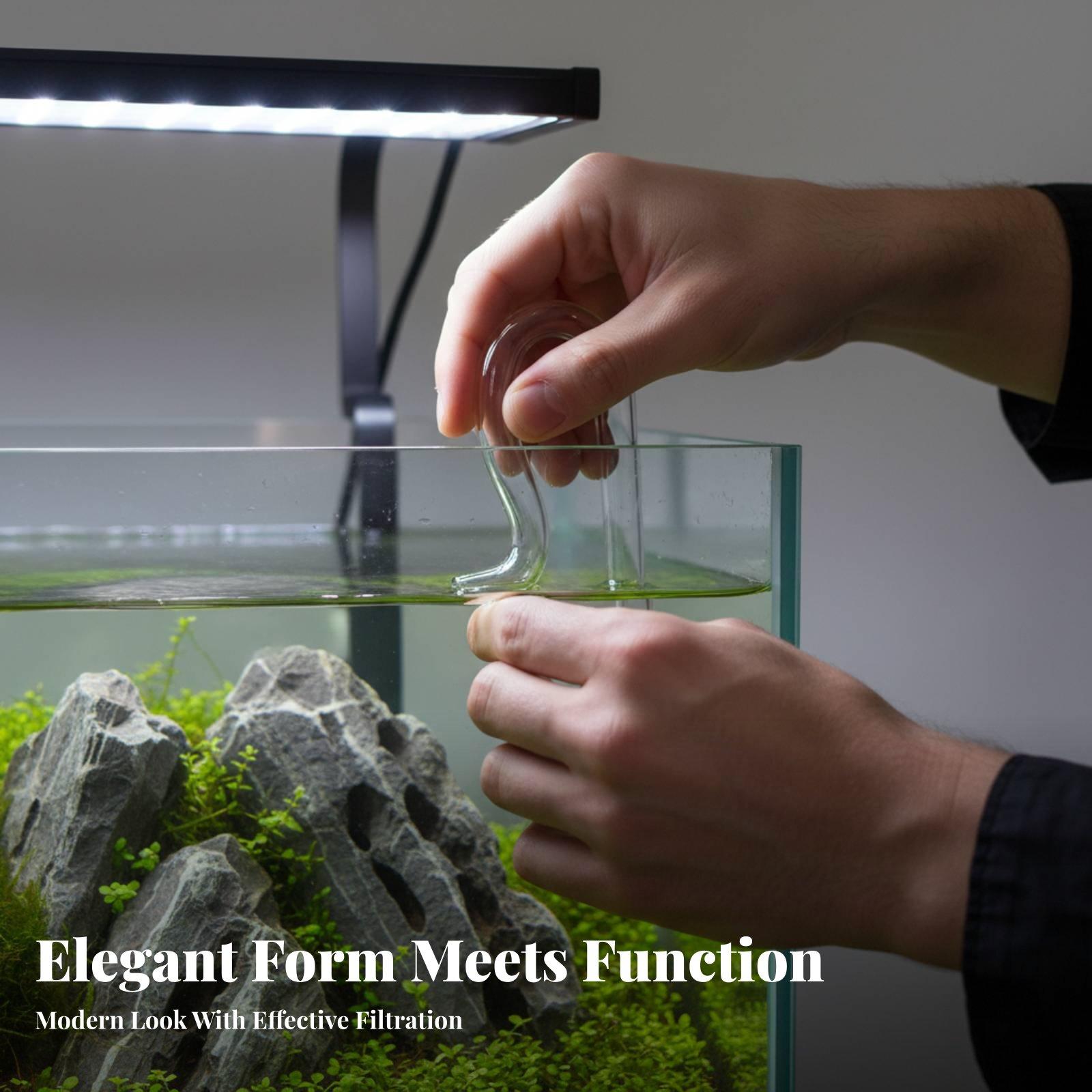Planted Tank Glass Lily Pipe I - Aquarium Planted Tank Filter ulasan dan harga