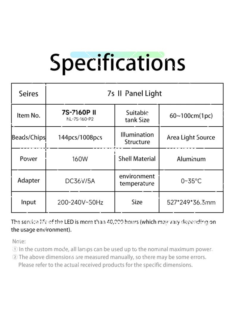 Aquarium LED Light 160W RGB Fu - Planted Tank ulasan dan harga