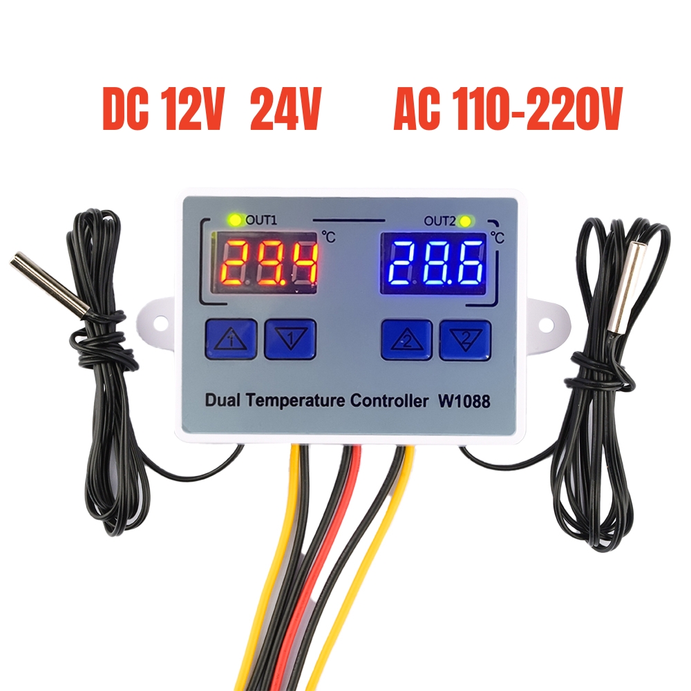 W1088 Dual LED Digital Tempera - Aquarium Plant Holder ulasan dan harga